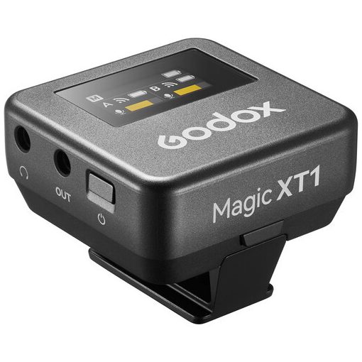 Godox Magic XT1-CL 2-csatornás Wireless Microphone Rendszer - USB-C és Lightning Adapter (2.4 GHz)