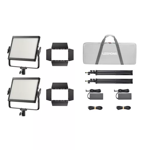 Godox Litemons LP400R Fekete KIT 2 - RGB LED Tabló (36W)