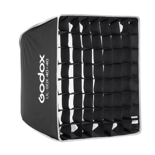 Godox - UL BOX 40 - Nyitható Softbox méhsejtráccsal- 40x40cm Bowens