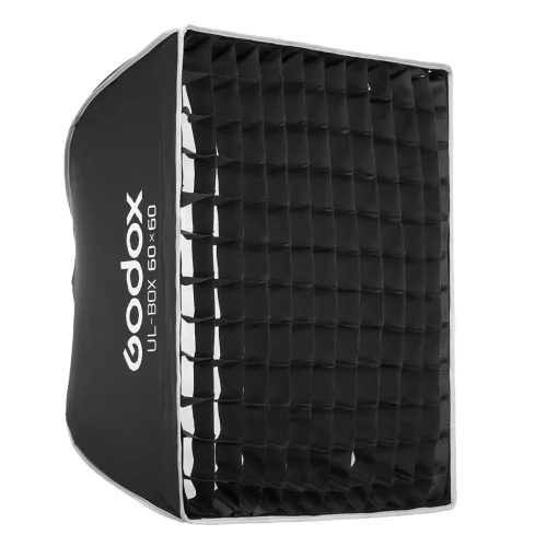Godox - UL BOX 60 - Nyitható Softbox méhsejtráccsal - 60x60cm Bowens