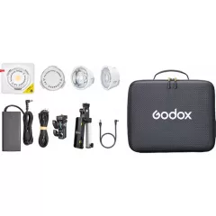   Godox ML100R KIT 2 - RGB LED Lámpa (RGB - Bi-Color) - NP-F, hordtáskában