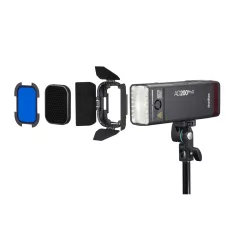   Godox BD-07II - Négyszárnyú fényterelő és színszűrő szett AD200Pro II vakuhoz
