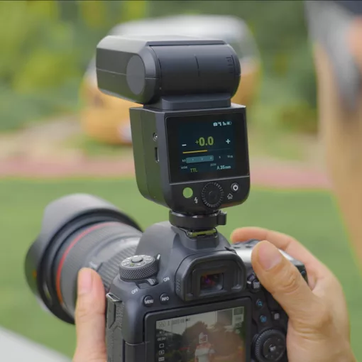 Godox V480F rendszervaku Li-Ion akkuval TTL HSS (Fuji)