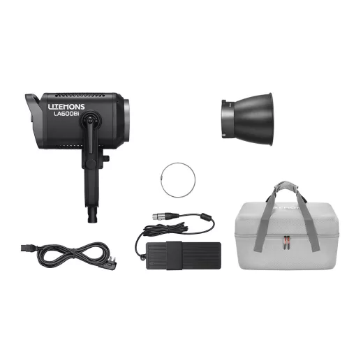 Godox Litemons LA600BI LED Lámpa - Fekete (600W) - Hordtáskában