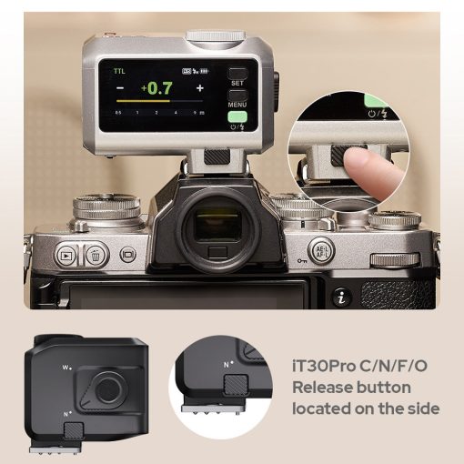 Godox iT30Pro C Silver iFlash TTL Rendszervaku - Canon - Ezüst