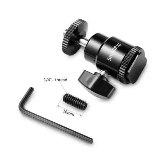 SmallRig 761 Cold Shoe naar 1/4" Threaded Adapter