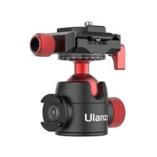 Ulanzi U-70 gömbfej, creatív csatlakozási lehetőség, vakupapucs adapter, 20kg teherbírás, arca swiss (UL-2104)