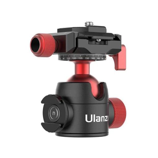 Ulanzi U-70 gömbfej, creatív csatlakozási lehetőség, vakupapucs adapter, 20kg teherbírás, arca swiss (UL-2104)