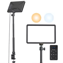 Ulanzi Vijim K20 Led panel, 28cm átmérő, 650 Lumen, 2500k-9000K, asztali álvánnyal, távirányítóval (UL-2958)