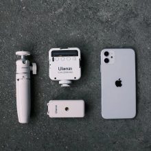 Ulanzi VL49 kis méretű LED lámpa beépített akkumulátorral, fehér (UL-2215)