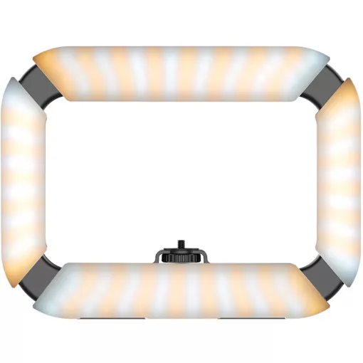 Ulanzi U200 vlogger rig, beépített LED világítással, telefon tartóval, 3 vakupapucs csatlakozóval (UL-2245)