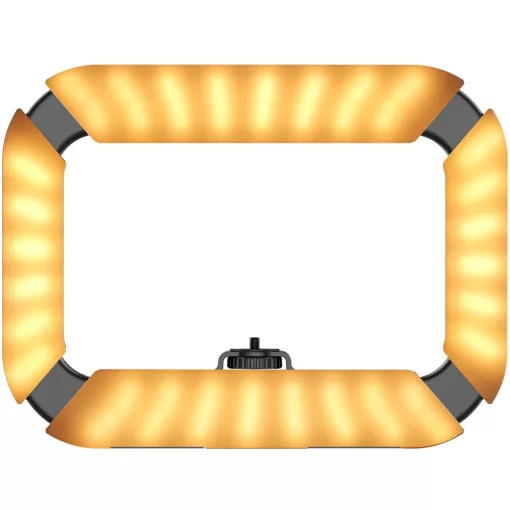 Ulanzi U200 vlogger rig, beépített LED világítással, telefon tartóval, 3 vakupapucs csatlakozóval (UL-2245)
