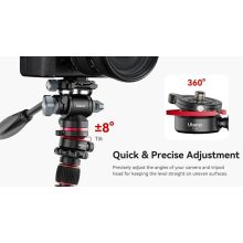 Ulanzi TT37 vízszintező mini állványfej, 3/8" és 1/4" (UL-T065GBB1)