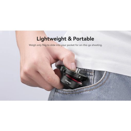 Ulanzi TT37 vízszintező mini állványfej, 3/8" és 1/4" (UL-T065GBB1)