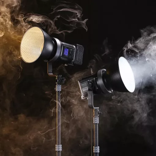 Ulanzi V-120W bi-color COB led lámpa, 2700K-6500K, 95CRI, 6 effekt, V-Mount, APP vezérlés, Bowens (UL-L065CNA1)