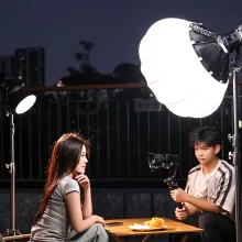 Ulanzi V-120W rgb COB led lámpa, 2700K-6500K, HSI, 95CRI, 20 effekt, V-Mount, APP vezérlés, Bowens (UL-L074CNA1)