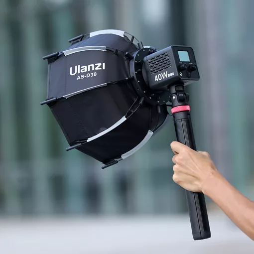 Ulanzi AS D30 Oktobox 30cm, méhsejtráccsal (Mini Bowens - L083GBB1)