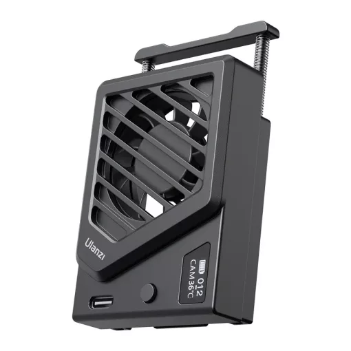 Ulanzi CA25-B, C072GBB2, kamera hűtő ventilátor, fekete, Sony/Canon/Fuji/Nikon (UL-C072GBB2)