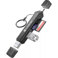   Ulanzi CR1 3-in-1 memóriakártya olvasó, USB, USB-C, microSD, SD (UL-X117)