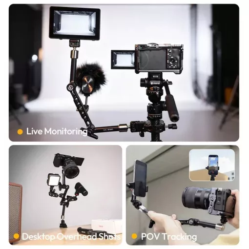Ulanzi TA10 3 részes magic arm, 43cm, Nato Rail, ARRI Pin (UL-T133)