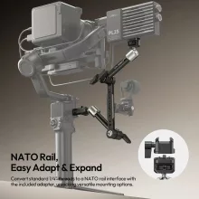Ulanzi TA10 3 részes magic arm, 43cm, Nato Rail, ARRI Pin (UL-T133)