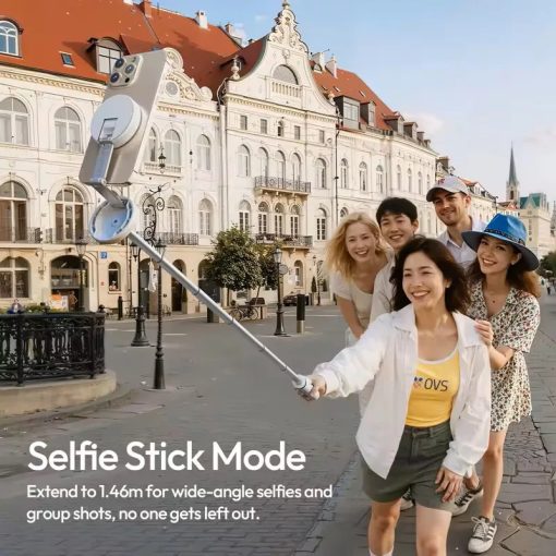 Ulanzi MT-85 automatikusan nyíló selfie állvány, monopod, Magsafe, 146cm, bluetooth, fekete (UL-T122)