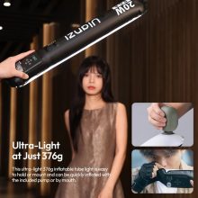 Ulanzi UA20C, 20W, felfújható Led cső, cseppálló, RGB, 1800-10000K, 12 effekt, 2500mAh, 12x90cm (UL-L234)