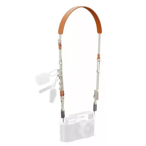 Ulanzi YF01 Y-Flex Strap, nyakpánt, csuklópánt, beépített USB-C kábel, narancs (UL-C093)