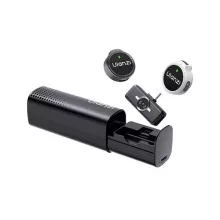 Ulanzi A21 csiptetős vezeték nélküli mikrofon, 2db mikrofon, zajszűrés, USB-C, fekete, fehér (UL-A055)