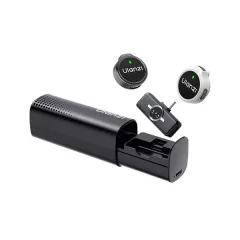   Ulanzi A21 csiptetős vezeték nélküli mikrofon, 2db mikrofon, zajszűrés, USB-C, fekete, fehér (UL-A055)