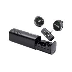   Ulanzi A21 csiptetős vezeték nélküli mikrofon, 2db mikrofon, zajszűrés, USB-C, fekete (UL-A053)