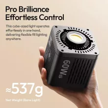 Ulanzi C60, 60W COB LED lámpa, 2500-6500K, 8 effekt, 3300mAh, mini Bowens (UL-L269)