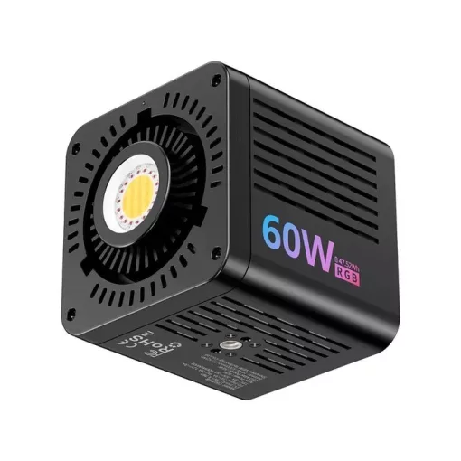 Ulanzi C60RGB, 60W RGB COB LED lámpa, 2500-6500K, 20 effekt, 3300mAh, mini Bowens (UL-L277)