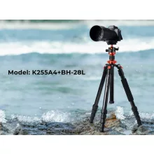 K&F Concept K255A4+BH-28L állvány + monopod, fekete-narancssárga V2 (KF-09-083V2)