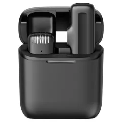   Ulanzi J11 vezeték nélküli Lavalier mikrofon, 1 mikrofon és 1 vevő, usb-c csatlakozás, fekete      – Regisztráljon, hogy elsőként (3134)