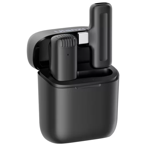 Ulanzi J11 vezeték nélküli Lavalier mikrofon, 1 mikrofon és 1 vevő, usb-c csatlakozás, fekete      – Regisztráljon, hogy elsőként (3134)