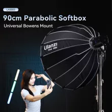 Ulanzi D90 90cm-es nyitható parabola méhsejtráccsal, Bowens csatlakozás (UL-L055)
