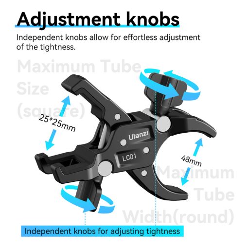 Ulanzi LC01 super clamp, dupla satu, rögzítőbilincs (UL-T017)