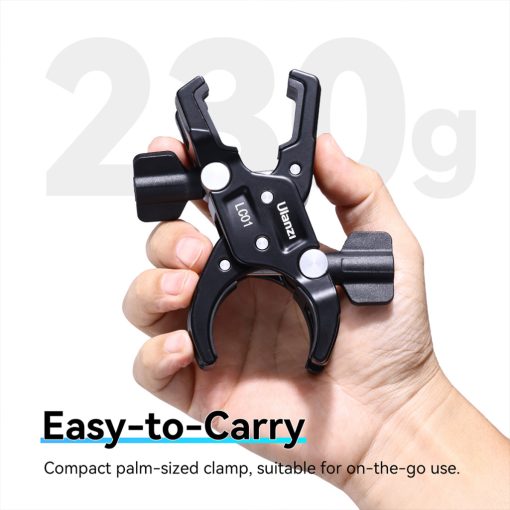 Ulanzi LC01 super clamp, dupla satu, rögzítőbilincs (UL-T017)