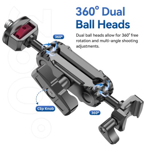 Ulanzi CU03 multi funkionális super clamp, satu + Nato clamp magic arm + arca swiss alap és talp (UL-C027)