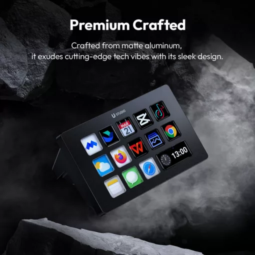 Ulanzi D200 Stream Deck Smart Keyboard multifunkciós makró, stream vezérlő, 13db programozható gomb (UL-A015)