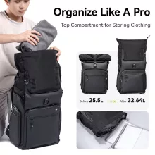 Ulanzi BT01 Business Travel Backpack, fotós hátizsák, 25-32L (UL-B001)