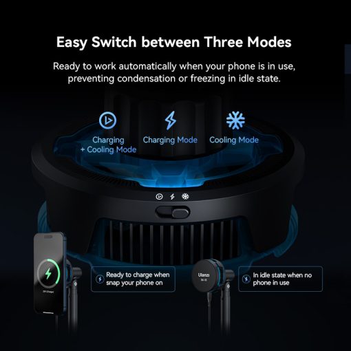 Ulanzi SK-10 vezeték nélküli töltő állvány, hűtőventillátorral (UL-M020)