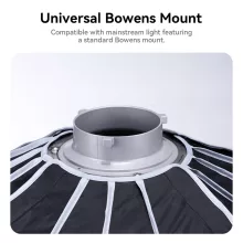 Ulanzi 65cm-es nyitható gömb softbox, lantern, Bowens csatlakozás, hordtáskával (UL-L061)