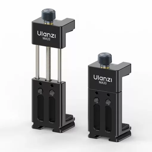 Ulanzi MA33 telefontartó adapter, arca swiss, 1db vakupapucs, 3db 1/4" csatlakozó, fém (UL-M022)