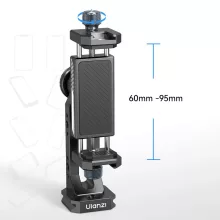 Ulanzi MA53 elforgatható telefontartó adapter, arca swiss, 1db vakupapucs, 5db 1/4" csatlakozó, fém (UL-M028)