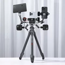 Ulanzi MA53 elforgatható telefontartó adapter, arca swiss, 1db vakupapucs, 5db 1/4" csatlakozó, fém (UL-M028)