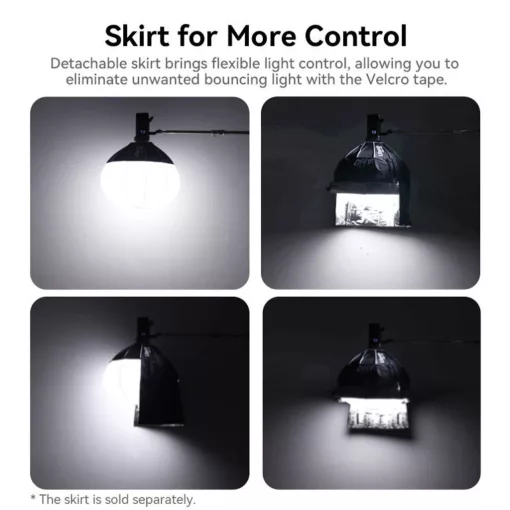Ulanzi szoknya gömb softboxhoz/lanternhez, 65cm, 2db (UL-L108)