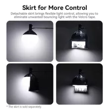 Ulanzi szoknya gömb softboxhoz/lanternhez, 80cm, 2db (UL-L109)