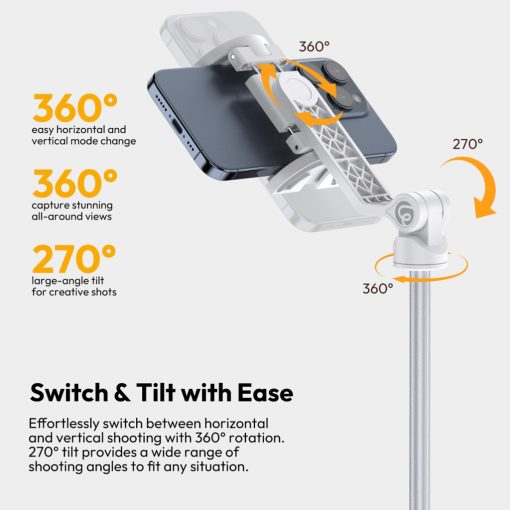 Ulanzi TT88 Overhead asztali mini állvány, Magsafe, bluetooth adapter (UL-T111)